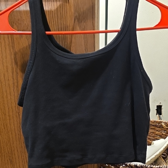 PINK Victoria's Secret Tops - PINK Victoria's Secret Black Tank Top